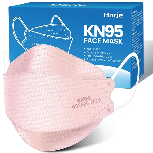 Vista 10 de Mascarillas KN95 para adultos, paquete de 50 unidades, mascarillas desechables negras de 5 capas contra humo y polvo PM 2.5, eficiencia