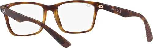 Vista 41 de Ray-Ban Rx7025 - Marcos cuadrados para anteojos graduados