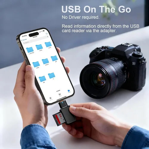 Vista 4 de Paquete de 6 adaptadores USB C a USB, USB C macho a USB 3.0 hembra OTG adaptador para iPhone 17/16/15, Mac, iPad, Samsung Galaxy S24 S25, portátil