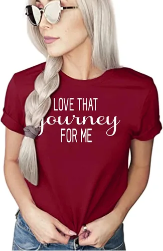 Vista 2 de Love That Journey for Me - Camiseta de manga corta con estampado de Moira Alexis Rose