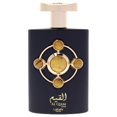 Vista 2 de Lattafa Perfumes Al Qiam Gold para Eau de Parfum en espray unisex, 3.4 onzas