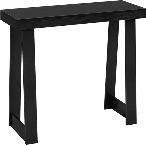 Vista 9 de VEVOR Mesa consola de 36 pulgadas, escritorio moderno detrás del sofá, escritorio de entrada rectangular de madera, soporte estrecho y largo