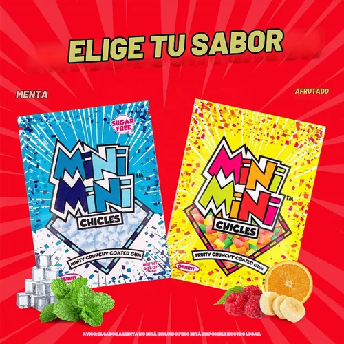 Vista 6 de Gerrit 's Mini Fruit Chicles chicles - Bolsas de 0.79 onzas - Caja de exhibición de 20
