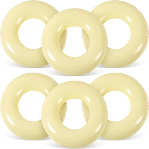 Vista 15 de JellyArch 6 piezas de flotadores inflables para piscina de 28 pulgadas, tubo de natación a granel para adultos, flotadores de piscina