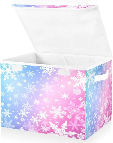 Vista 24 de Large Collapsible Storage Bins with Lids, Sunflower Black Storage Baskets Organizer Containers with Handles for Clothes Multicolored 1