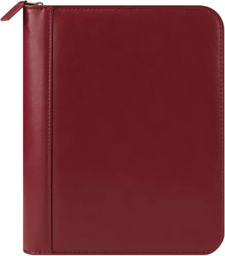 Vista 9 de FranklinCovey - Carpeta con anillas FC Signature para planificadores FranklinCovey De cuero - Carpeta con cremallera (compacta, negra)