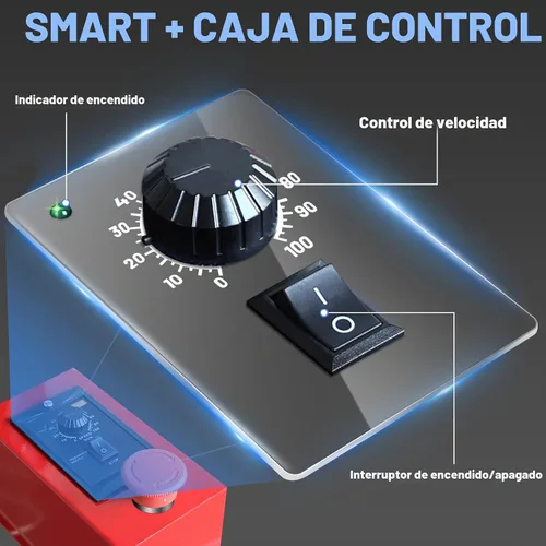 Vista 2 de Extractor de miel eléctrico más nuevo de 4/12 marcos con cubierta protectora, dispositivo de control inteligente de 2ª generación diseñado