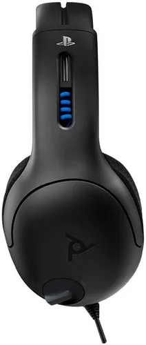Vista 5 de PDP Auriculares con cable LVL50 con micrófono con cancelación de ruido negro - PS5PS4