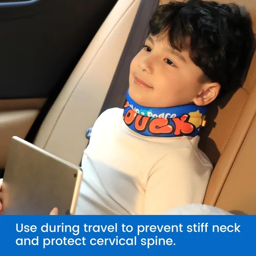 Vista 4 de Velpeau Soporte de cuello suave para corrección de postura, evita la cabeza hacia adelante para niños, adolescentes, niños y niñas, cuello cervical