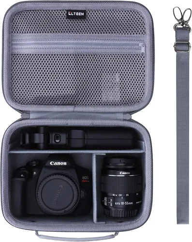 Vista 29 de Funda para Canon EOS T7 R50 R100/Sony Alpha a6400 a6700 Cámara Púrpura