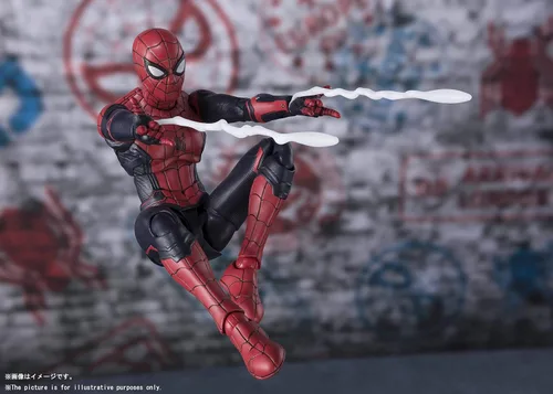 Vista 12 de TAMASHII Nations BANDAI S.H.Figuarts - Traje de Spider-Man (Spider-Man: Lejos de casa)