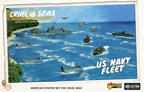 Vista 2 de Warlord Cruel Seas US Navy Fleet War Game - Juego de mesa de estrategia de juego de rol 1:300 para adultos, juego de mesa de guerra estratégico