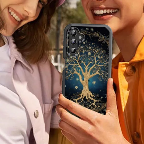Vista 6 de Funda para Galaxy A14 5G, a prueba de golpes, 3 capas, protección de cuerpo completo, resistente, de alto impacto, para Samsung Galaxy A14 5G de 6.6