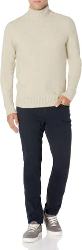 Vista 5 de Tienda Essentials Suéter de cuello alto suave al tacto para hombre