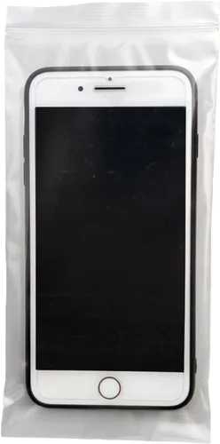 Vista 7 de 100pcs transparente teléfono móvil bolsa de polvo desechable 3.9x7.9 in