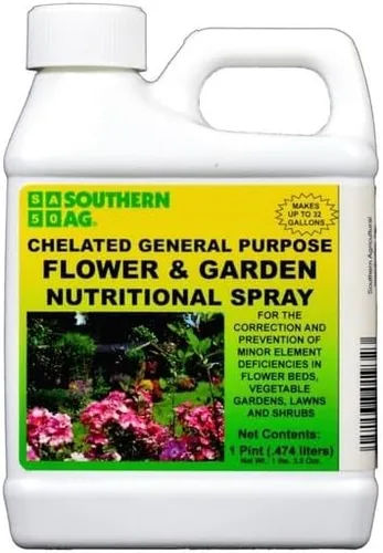 Vista 2 de Southern Ag Spray nutricional quelatado de uso general para flores y jardín, 16 oz - Pinta