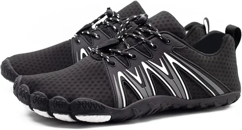 Vista 2 de Teemie Zapatos de agua para hombre y mujer, de secado rápido, zapatos deportivos para surf, kayak, caminar, senderismo