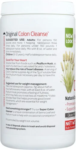 Vista 4 de Colon Cleanse Psyllium 12 OZ