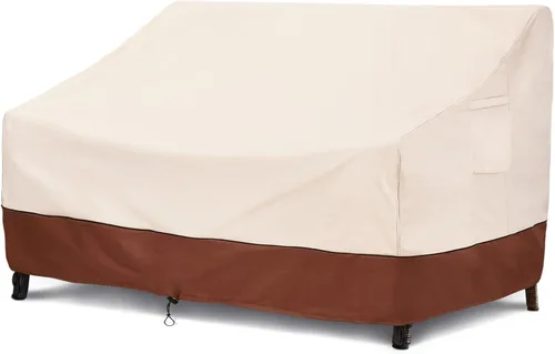 Vista 12 de COSFLY Fundas Impermeables para Sofás de Patio de Muebles de Exterior, Fundas para Sofás de Dos Plazas Exteriores que se Adaptan hasta 54A x 38P x