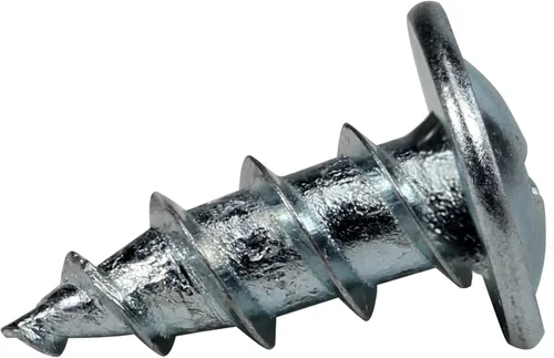 Vista 5 de Rok - Paquete de 100, tornillo de cabeza estándar, rosca Truss, número 8 x 1/2 pulgada, para trabajo en madera, MDF zinc