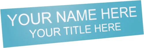Vista 26 de ExcelMark Placa de nombre personalizada para puerta, oficina, pared, personalizada con tu texto, 2 x 8 pulgadas (1 línea, negro)