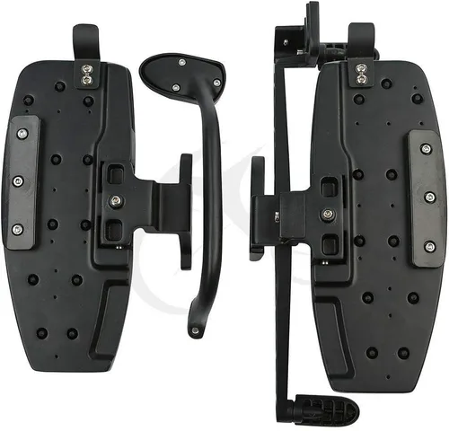 Vista 4 de TCT-MOTORPARTS Kit de pedal de palanca de freno del conductor negro mate para Honda Goldwing Gold Wing todos los modelos 2001-2017 GL1800