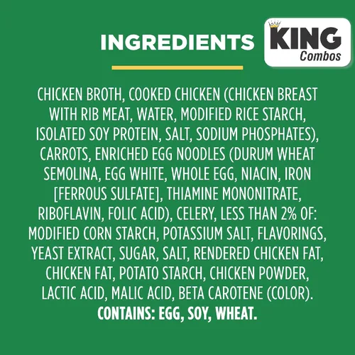 Vista 2 de Healthy Choice - Sopa de fideos con pollo, tazón para microondas, 14 onzas + King Combo QR Code paquete de (2)