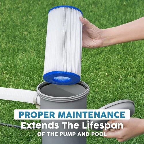 Vista 7 de Bestway - Cartucho de filtro de piscina tipo III A/C para bomba de 530 a 1500 GPH, cartucho de repuesto para filtro de papel para piscina sobre