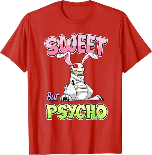 Vista 53 de Sweet But Psycho Shirt Bunny Creepy Gothic Rabbit Funny T-Shirt