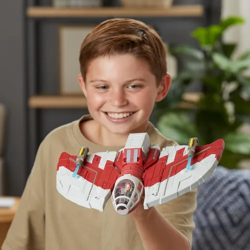 Vista 6 de STAR WARS Mission Fleet T-6 Jedi Shuttle, juego de figuras de acción Ahsoka a escala de 2.5 pulgadas, barcos, juguetes para niños y niñas de 4 años