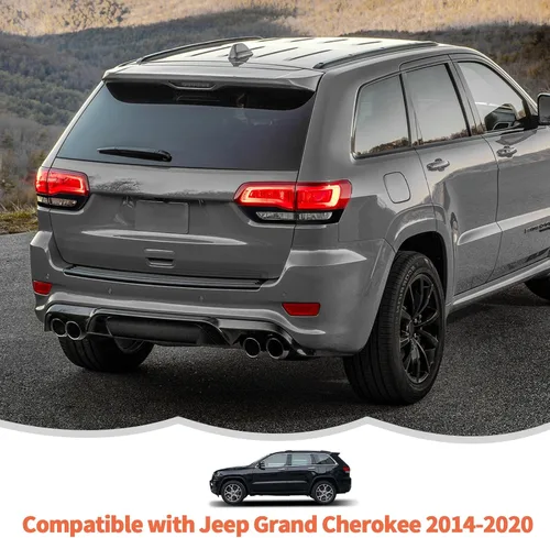 Vista 7 de RT-TCZ Cubierta de lámpara trasera, marco de guardia, biseles de decoración, accesorios exteriores compatibles con Jeep Grand Cherokee 2014-2020