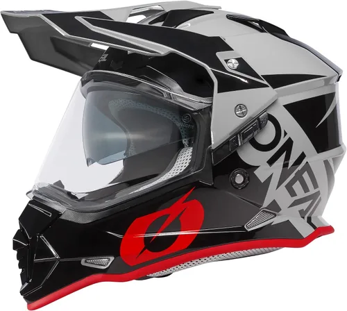Vista 6 de O'Neal Casco Sierra, Negro/Rojo X-SM