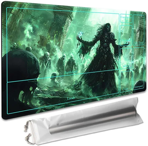 Vista 12 de Juego de mesa MTG de 14 x 24 pulgadas, compatible con OCG CCG RPG TCG Playmats (Call of Death)