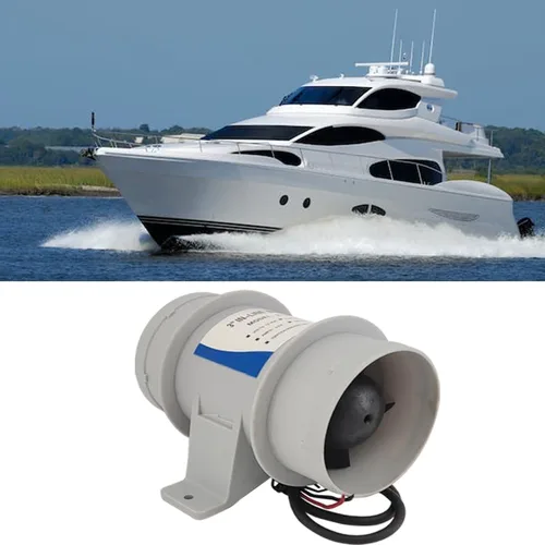 Vista 6 de ISURE MARINE Ventilador en línea de 3 pulgadas, soplador silencioso de 12 V soplador de aire de sentina marina para circulación de aire