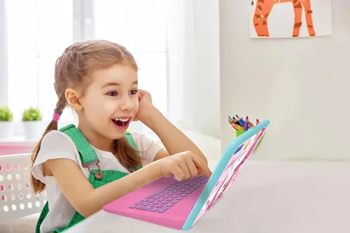 Vista 5 de LEXiBOOK - Ordenador portátil educativo y bilingüe Unicornio español/inglés - Juguetes para niños con 124 actividades para aprender matemáticas