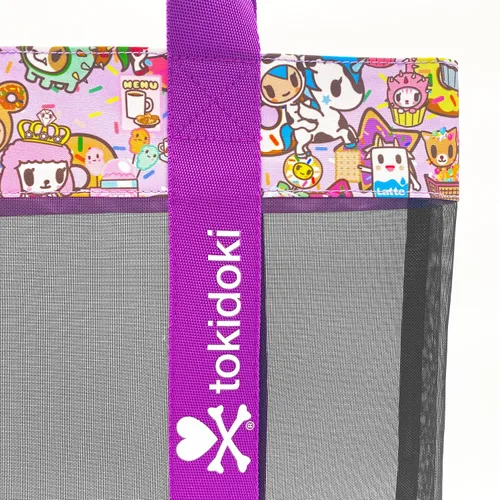 Vista 4 de tokidoki Bolsa de malla, morado, Púrpura, Bolsa de malla