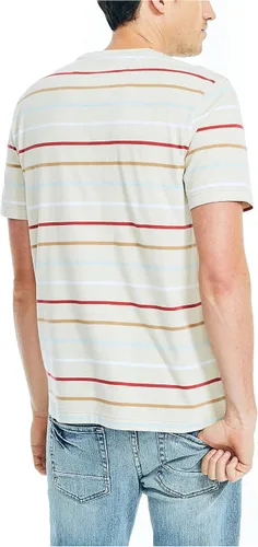 Vista 3 de Nautica Camiseta a rayas para hombre hecha de forma sostenible