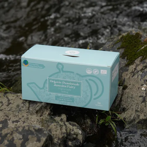 Vista 8 de RIANTEA Bolsas de té verde de jazmín orgánico, 100% natural, hoja entera, baja en cafeína, bolsa de té frío sin OMG, bolsas de té verde de alta