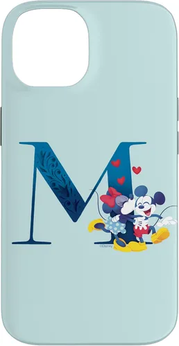 Vista 4 de iPhone 11 Pro Max Disney Alphabet Monogram Letter M para Funda de Mickey y Minnie Mouse