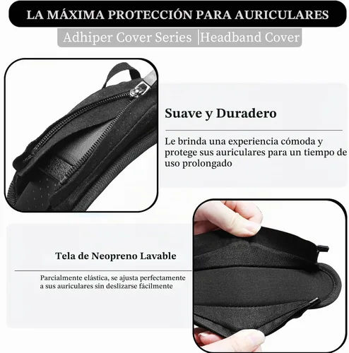 Vista 3 de Adhiper - Funda para diadema para auriculares Skullcandy Sony Bose Soundcore JBL