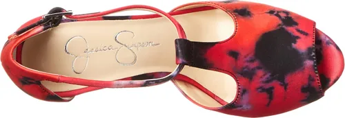 Vista 5 de Jessica Simpson Sandalias de plataforma con tacón floral Dany 3 para mujer