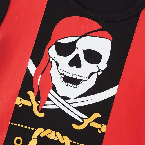 Vista 5 de Disfraz de pirata para bebé y niño, disfraz de bucanero para Halloween