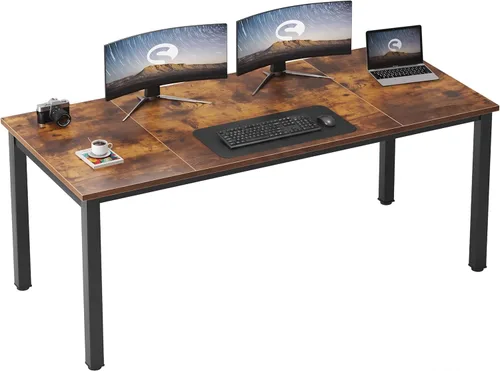 Vista 39 de Need Escritorio pequeño para computadora, mesa de escritura resistente de 31.5 pulgadas, estrecho, negro