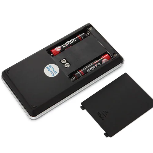 Vista 7 de Báscula digital de precisión de gramos, 7.05 oz x 0.00 oz, mini báscula de bolsillo portátil electrónica para joyería, básculas de tara con apagado