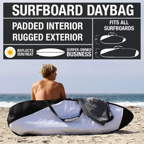 Vista 2 de Bolsa para tabla de surf Ho Stevie! - Bolsa de día con cremallera - Se adapta a todas las formas de tablas de surf - Acolchado de espuma y cubierta