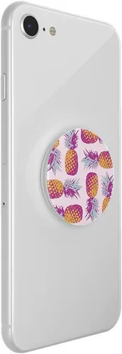 Vista 4 de PopSockets: PopGrip - Soporte extensible y agarre con una parte superior intercambiable para teléfonos y tabletas - Pineapple Modernist
