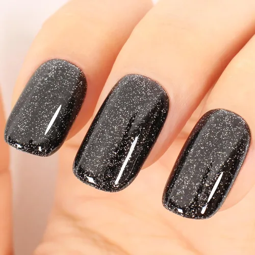 Vista 26 de Esmalte de uñas en gel color púrpura oscuro de medianoche - 15ml de esmalte de uñas en gel Jelly color morado negro, color traslúcido