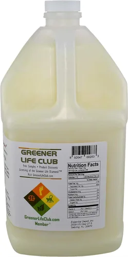 Vista 4 de Aceite de coco - 76F - 7 libras en una jarra de 1 galón - Sin olor - también llamado mantequilla de coco - Grado alimenticio - Recipiente