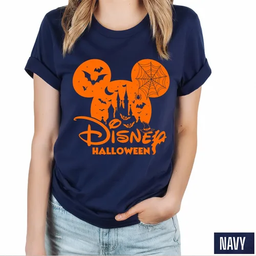 Vista 3 de Camisa familiar de vacaciones de Disney, camisas familiares de Mickey Minnie, camisetas a juego de Disney Halloween, camisetas familiares de Disney