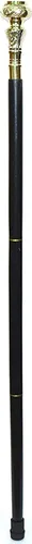 Vista 5 de Travelers Compass Gentleman - Bastón para caminar, 36 pulgadas, mango de latón y bastón de madera dura, mango victoriano, mango de brújula de madera